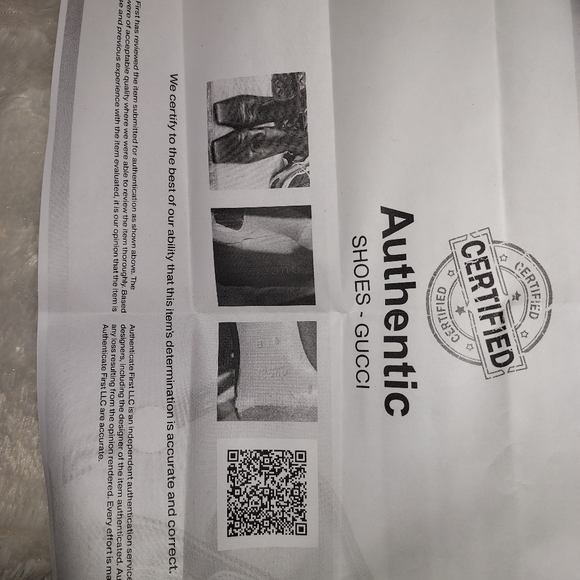 Authentic Gucci Geniune Leather Block Heeled Ankle Boots - Picture 7 of 7